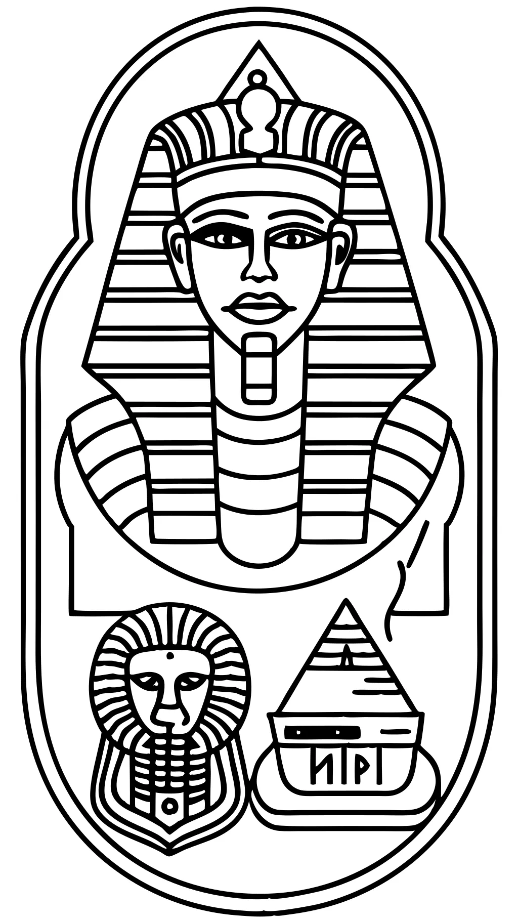 ancient egyptian coloring pages